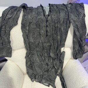 Equipment Femme Polka Dot Dress